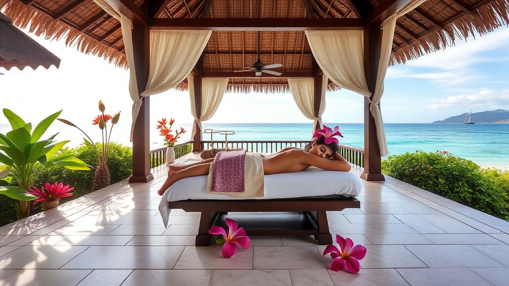 Beachside Thai spa treatment pavilion at Amanpuri Phuket