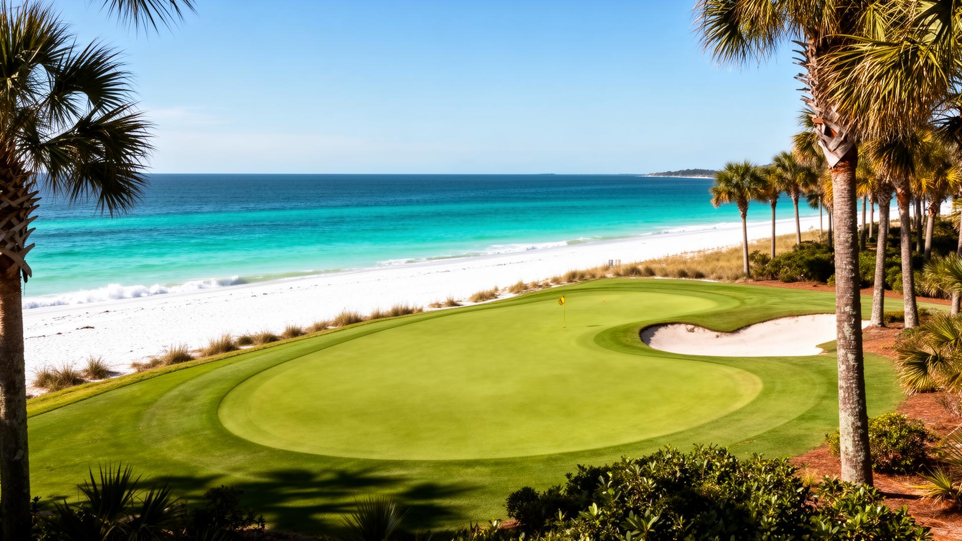 The Best Beaches for Golf in the USA — Editorial Image