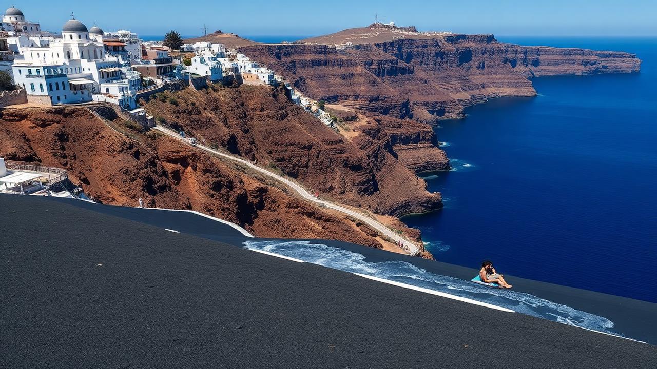 Best Romantic Beaches Santorini