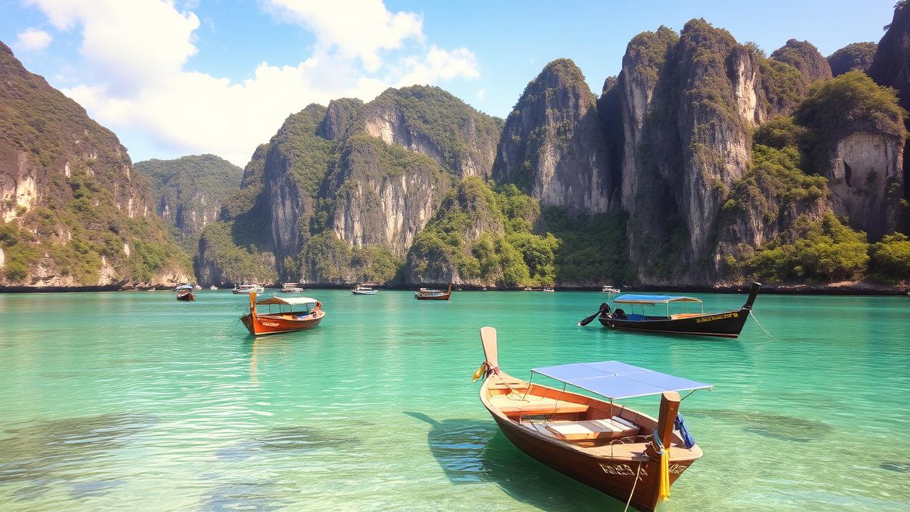 Palawan El Nido lagoon with limestone karst cliffs and crystal clear emerald water