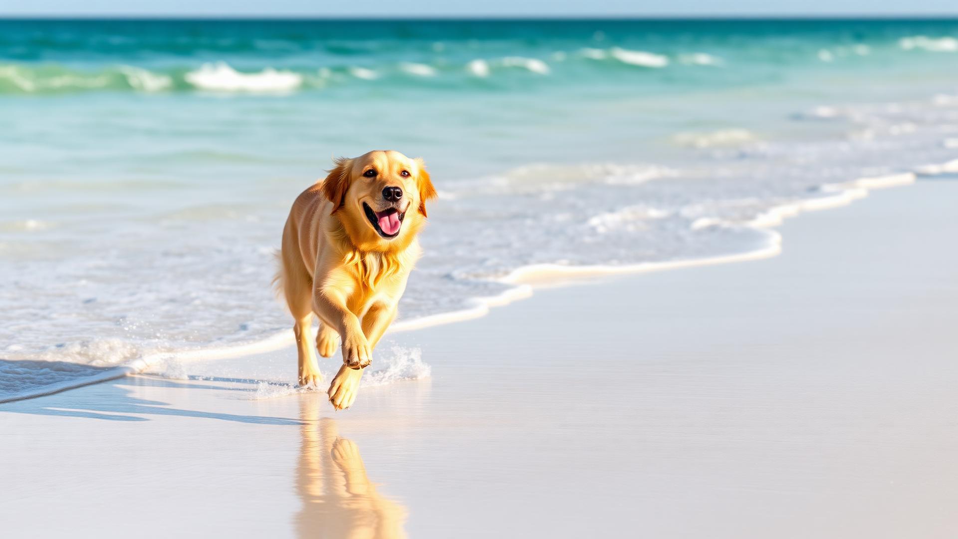 Destin's Dog-Friendly Beach Guide: Paws in the Sand — Editorial Image