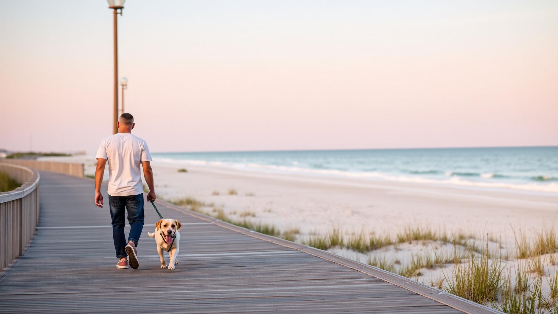 Destin's Dog-Friendly Beach Guide: Paws in the Sand — Editorial Image