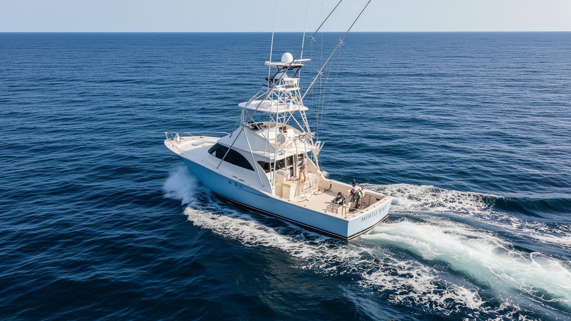 Fishing Charters in Myrtle Beach — Offshore & Inshore Trips — Editorial Image