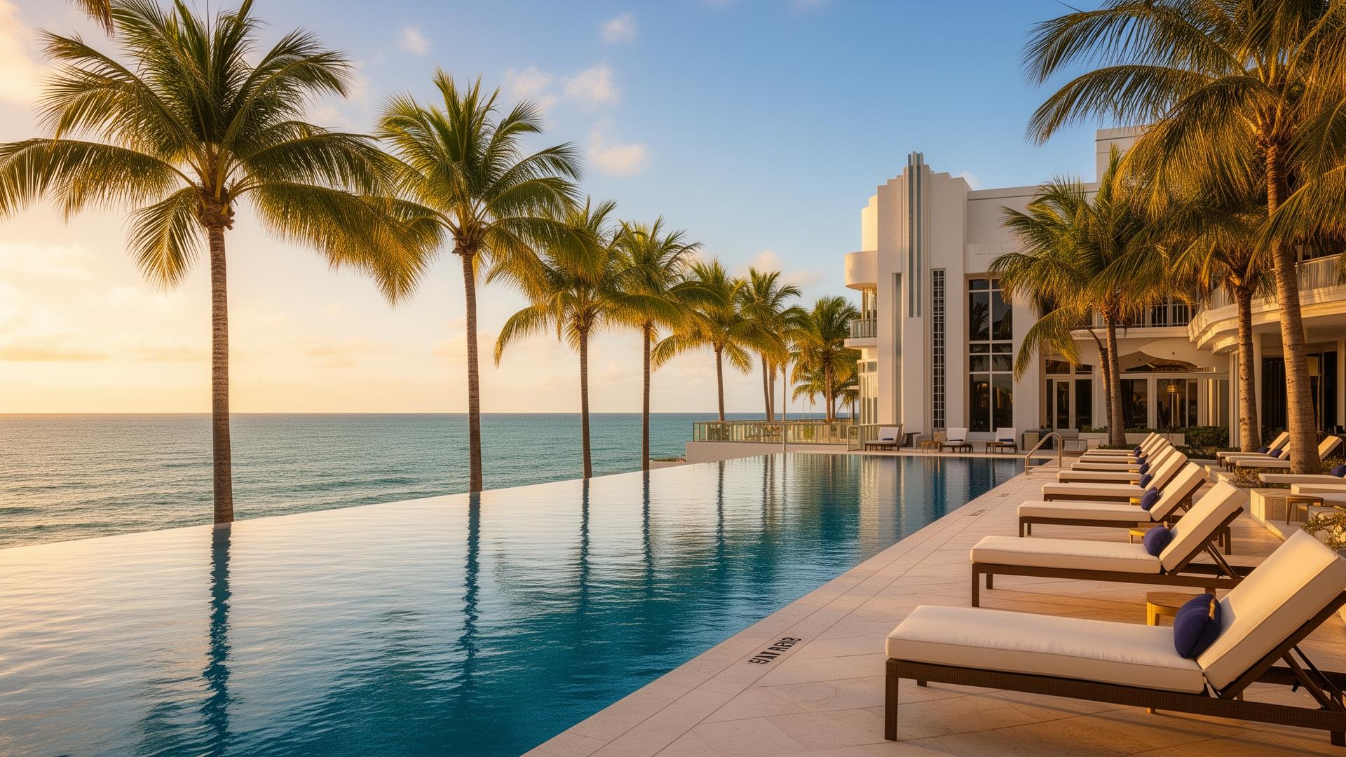 Luxury Resorts in Miami Beach — Oceanfront Hotels & Spas — Editorial Image