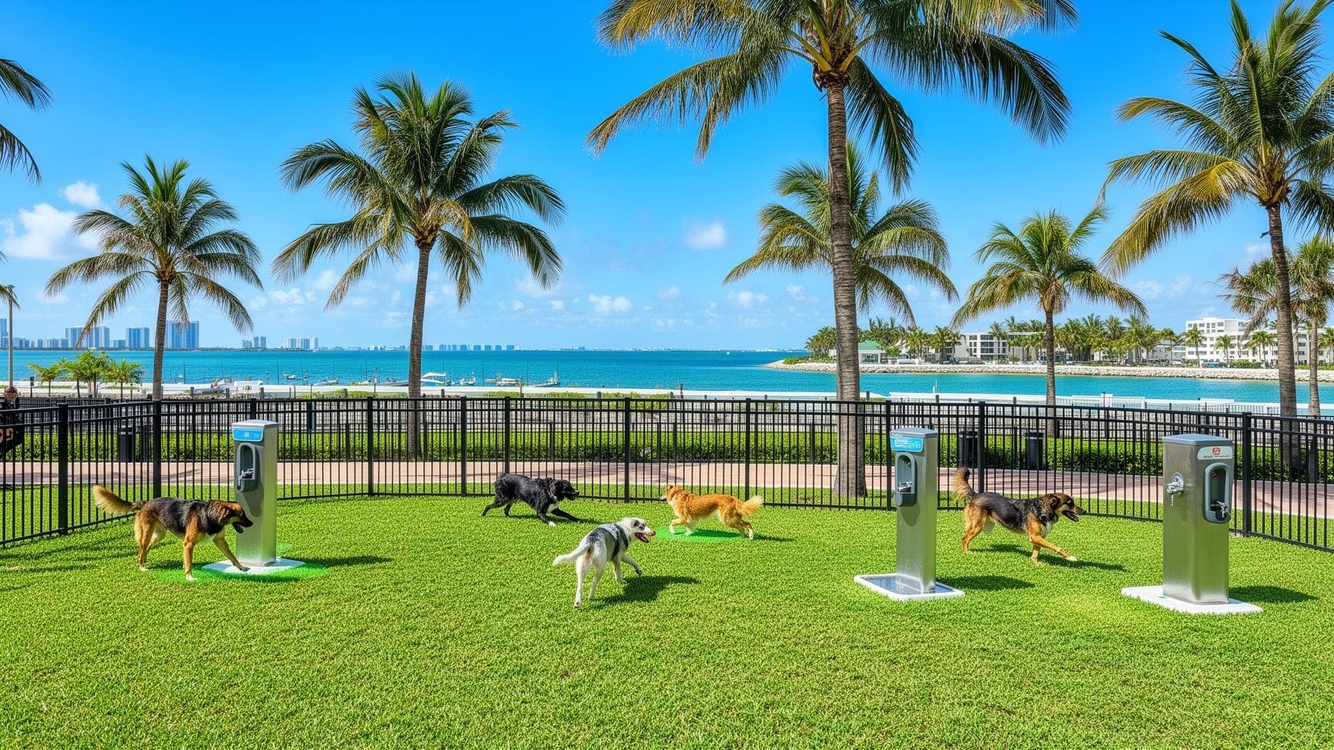 Miami Beach Dog Parks & Beaches: Urban Pet Paradise — Editorial Image