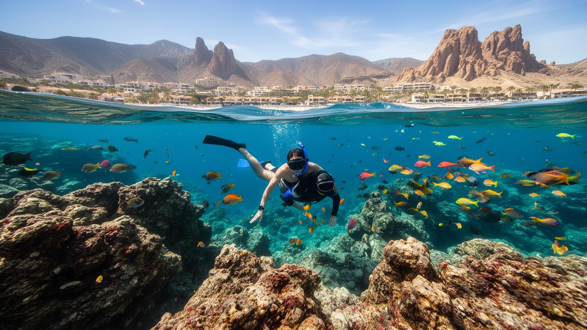 Snorkeling in Cabo San Lucas — Sea of Cortez Adventures — Editorial Image