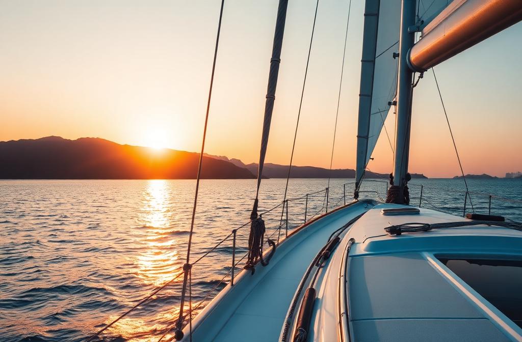 Best Beaches Sunset Sailing — Editorial Image 4