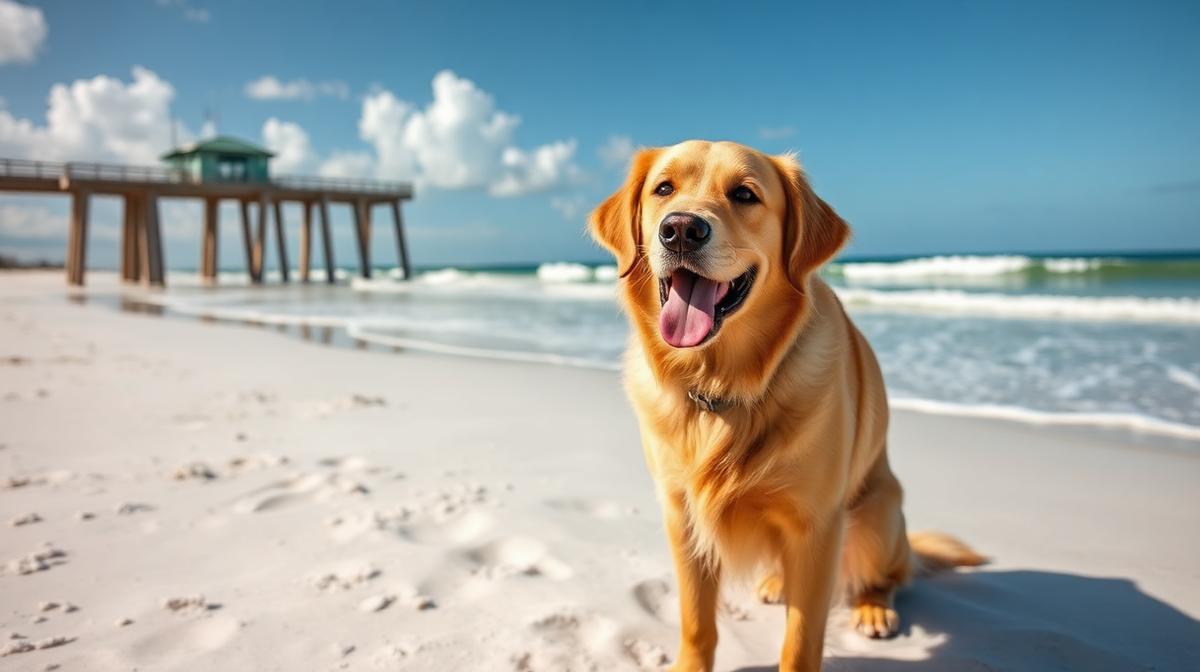 Pensacola Dog Beaches White Quartz Sand