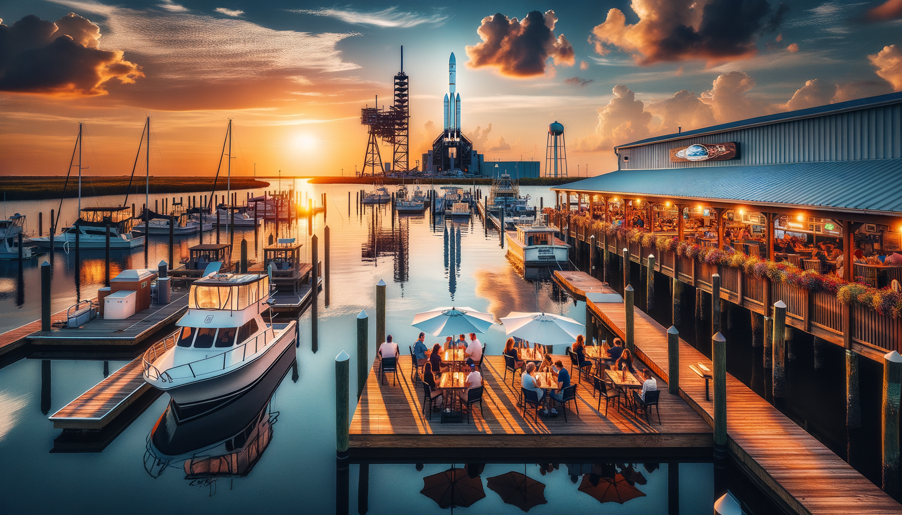 Rusty's Seafood & Oyster Bar: Where Rocket Launches Meet Fresh-Shucked Oysters on Florida's Space Coast